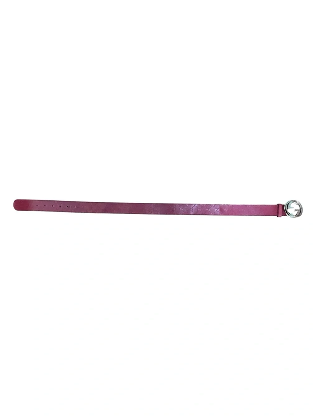 Gucci Interlocking G belt Red Size 85/40